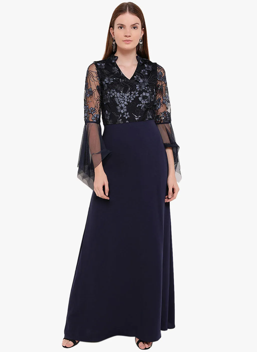 Sarah A -Line Maxi Dress