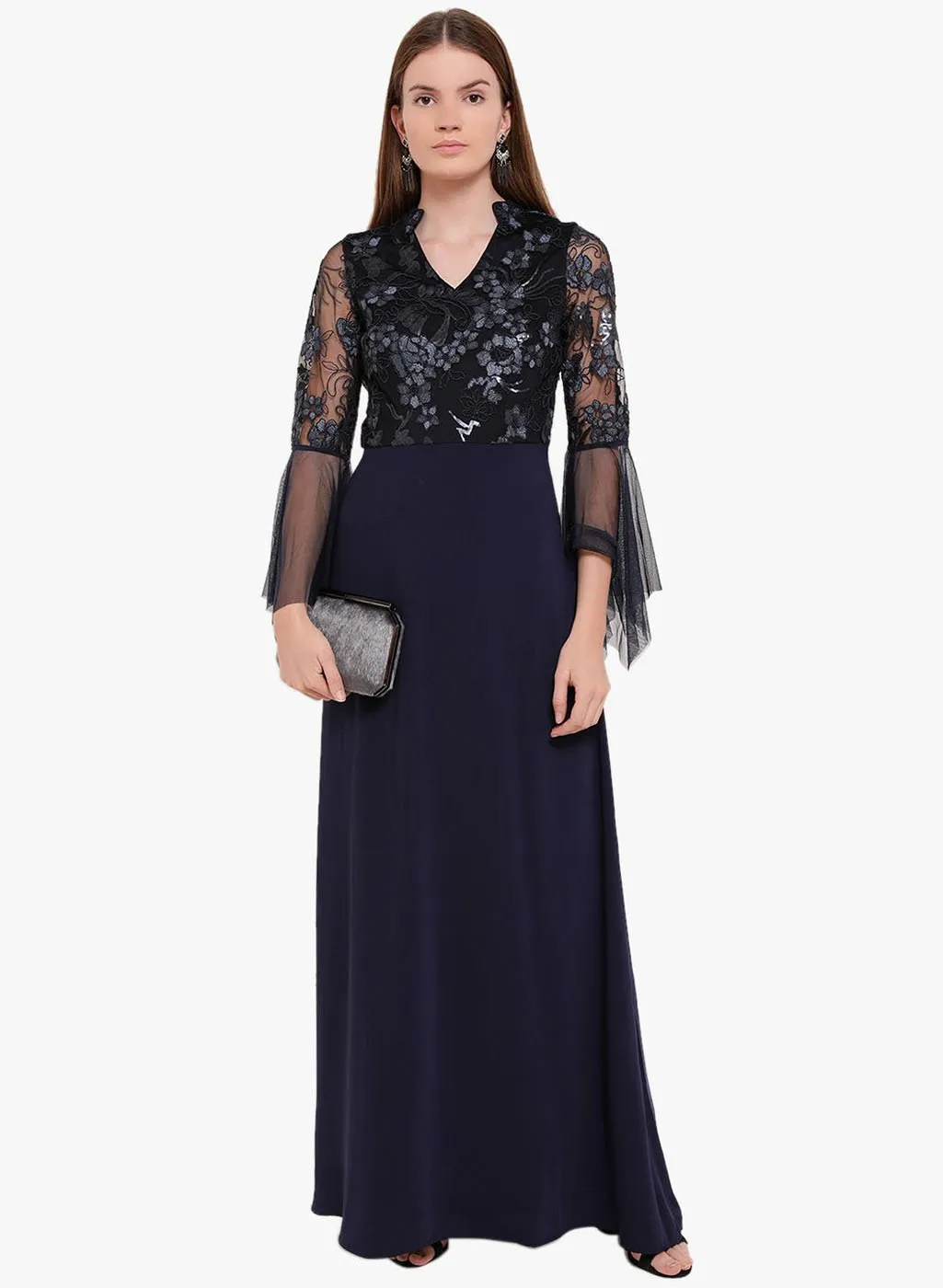 Sarah A -Line Maxi Dress