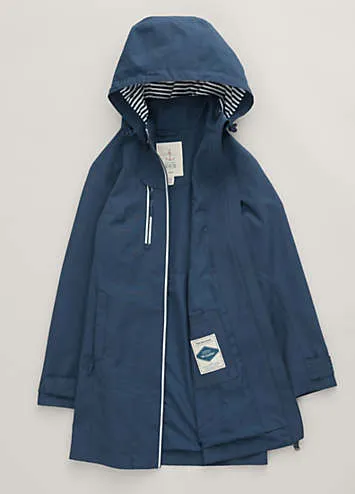 Seasalt Cornwall Coverack Waterproof Coat - Navy | Grattan