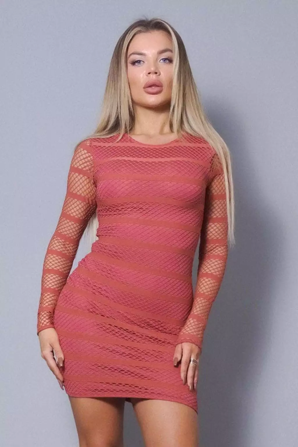 SEE THROUGH ME SEXY MESH MINI DRESS