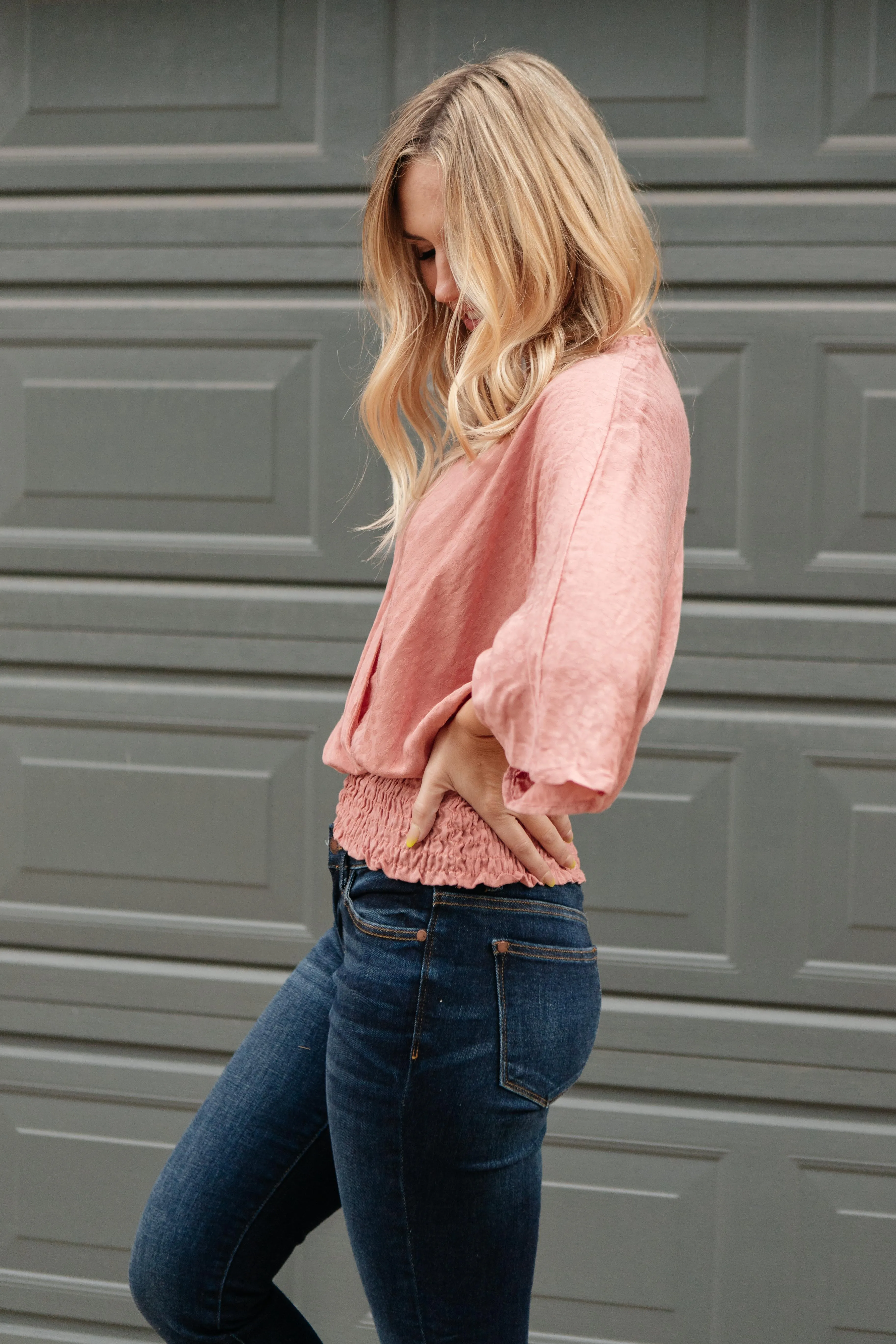 Simply Smocked Hem Top - On Hand