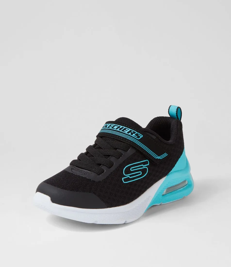 SKECHERS Microspec M Black Textile Sneakers