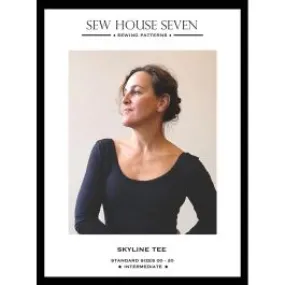 Skyline Tee Sew House Seven Sewing Pattern. Size 0-20.