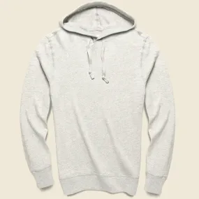 Slub Cotton Hoodie - Light Grey Heather