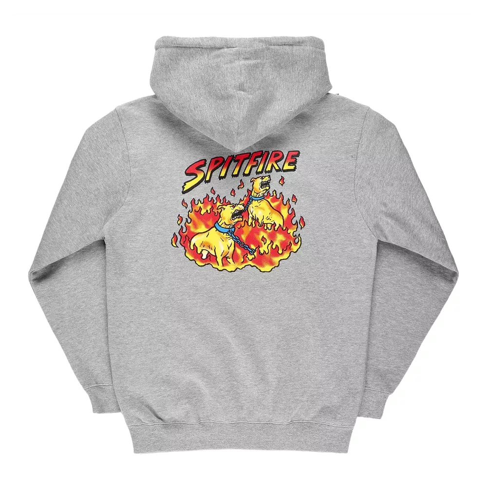 Spitfire Hell Hounds Hoodie Heather Grey