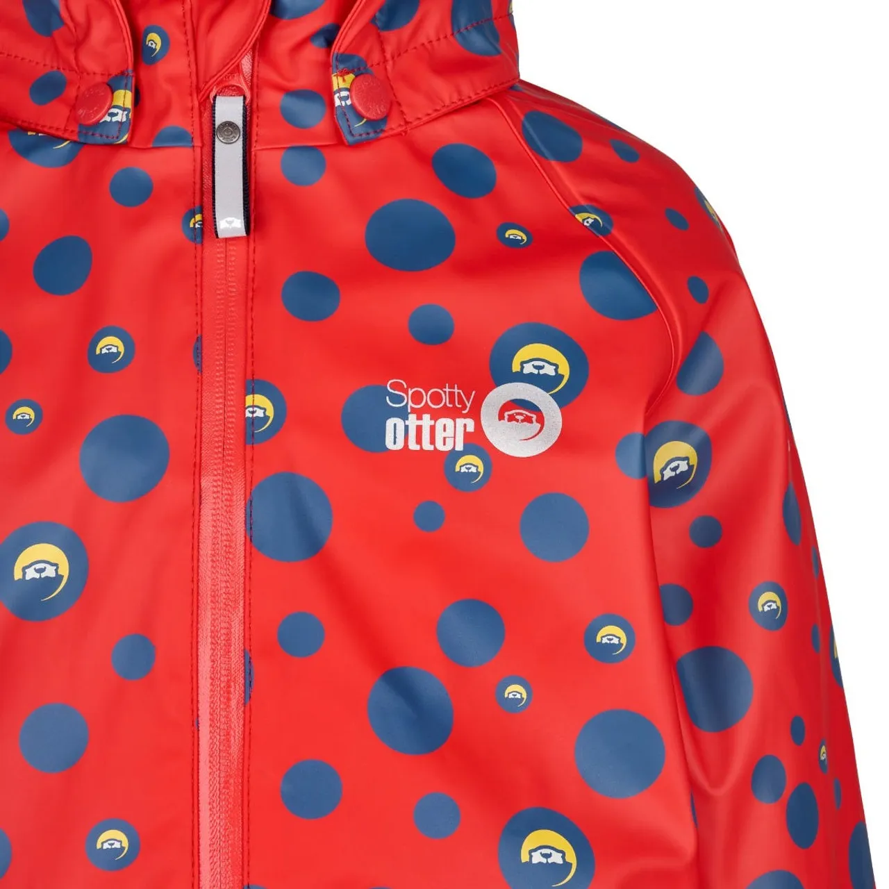 Spotty Otter Forest Leader Fleece Lined Printed Jacket