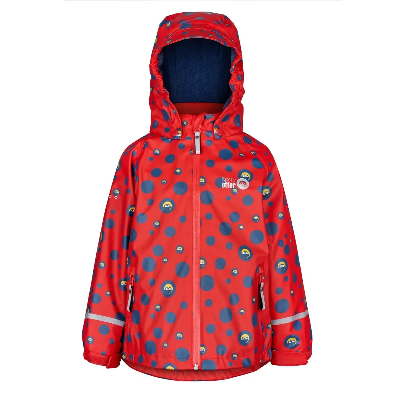 Spotty Otter Forest Leader Fleece Lined Printed Jacket