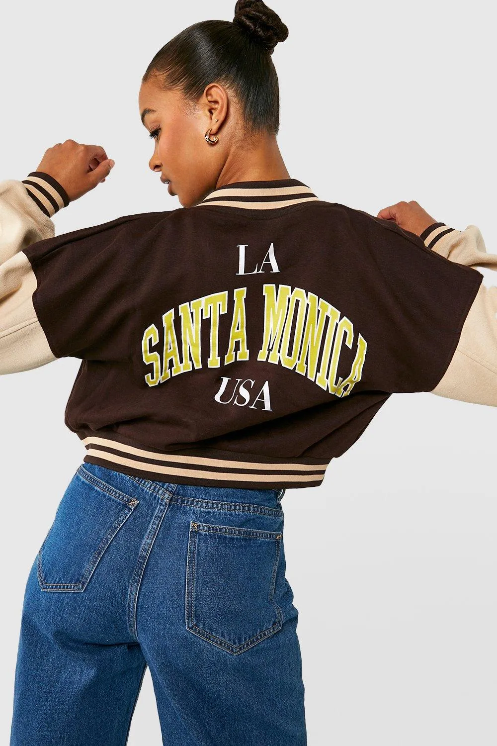 Tall Santa Monica Varsity Bomber Jacket