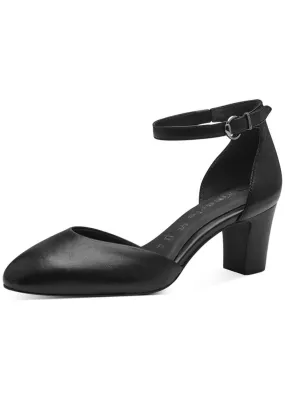 Tamaris May Leren 50's Pumps Black