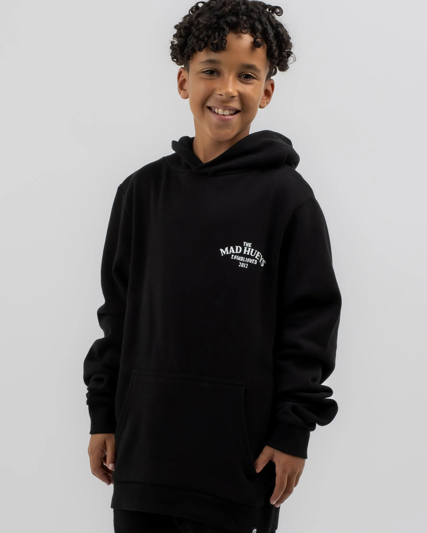 The Mad Hueys Boys' Anchor Wheel Hoodie