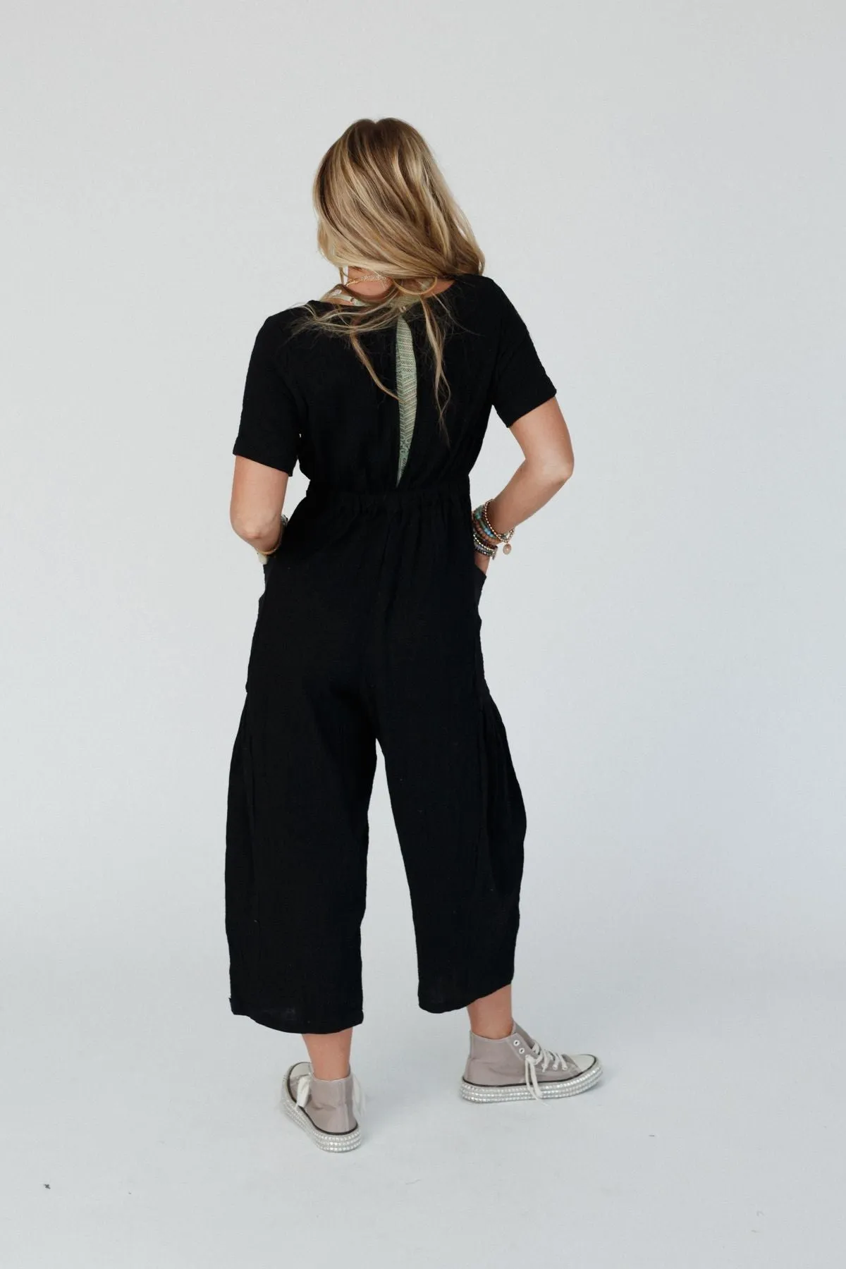 Thing Called Love Jumpsuit - Black