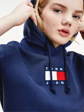 Tommy Badge Cropped Fit Hoody | Sweatshirts & Hoodies | Tommy Hilfiger