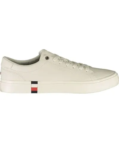 Tommy Hilfiger Elegant Lace-Up Sneakers with Logo Men's Detail