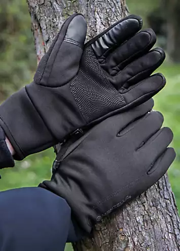 Totes Isotoner Ladies Black Manzella Gloves | Grattan