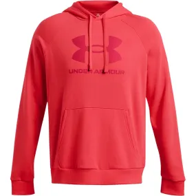 Under Armour - Rival Fleece Logo Hoodie Sweatshirt Men racer red