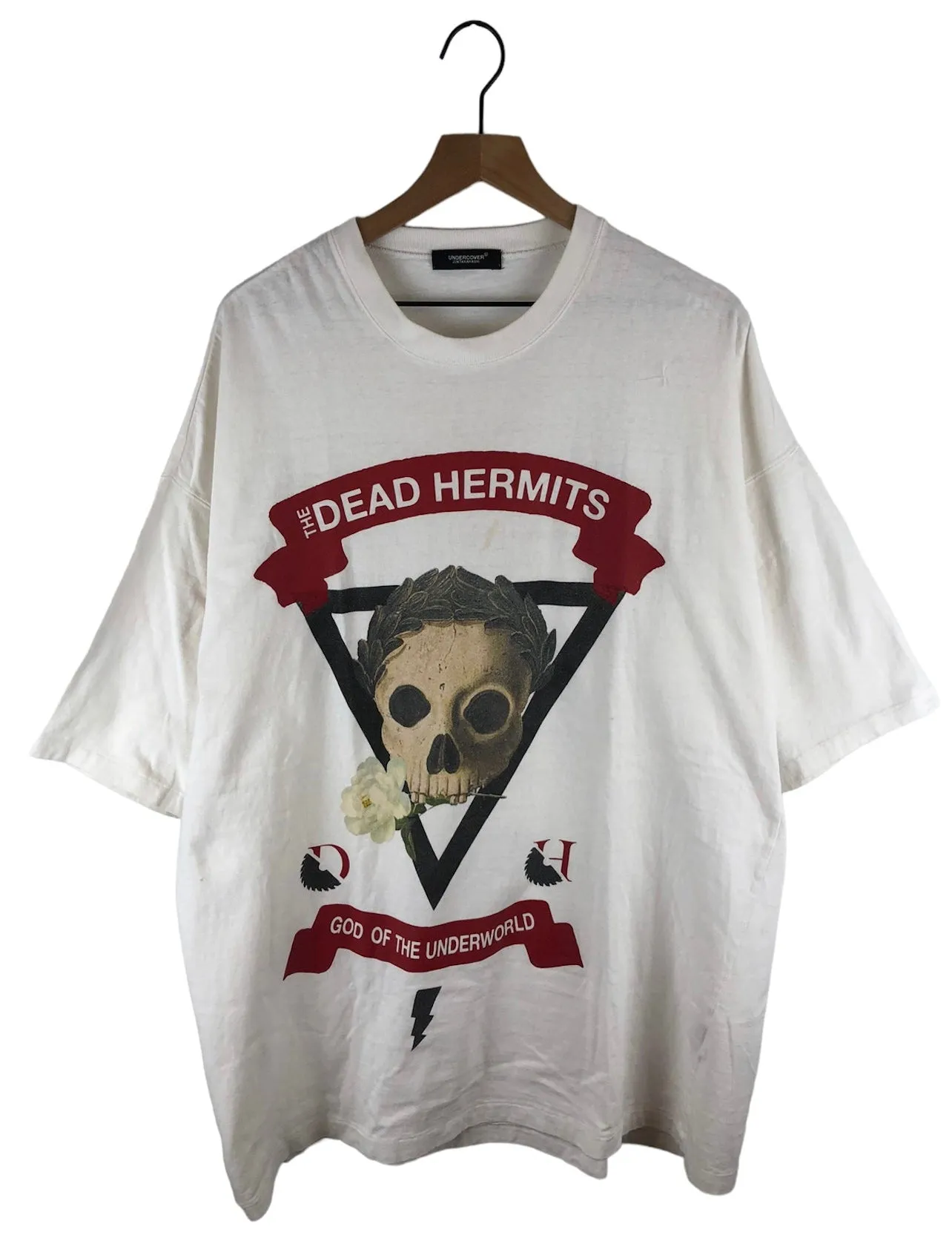 Undercover Dead Hermit Skull Print Tee Size: 4