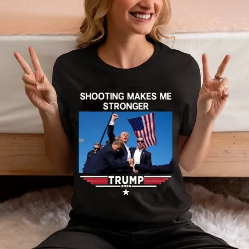 Unisex T-shirt Short Sleeve T-Shirts Streetwear Donald Trump Letter Usa