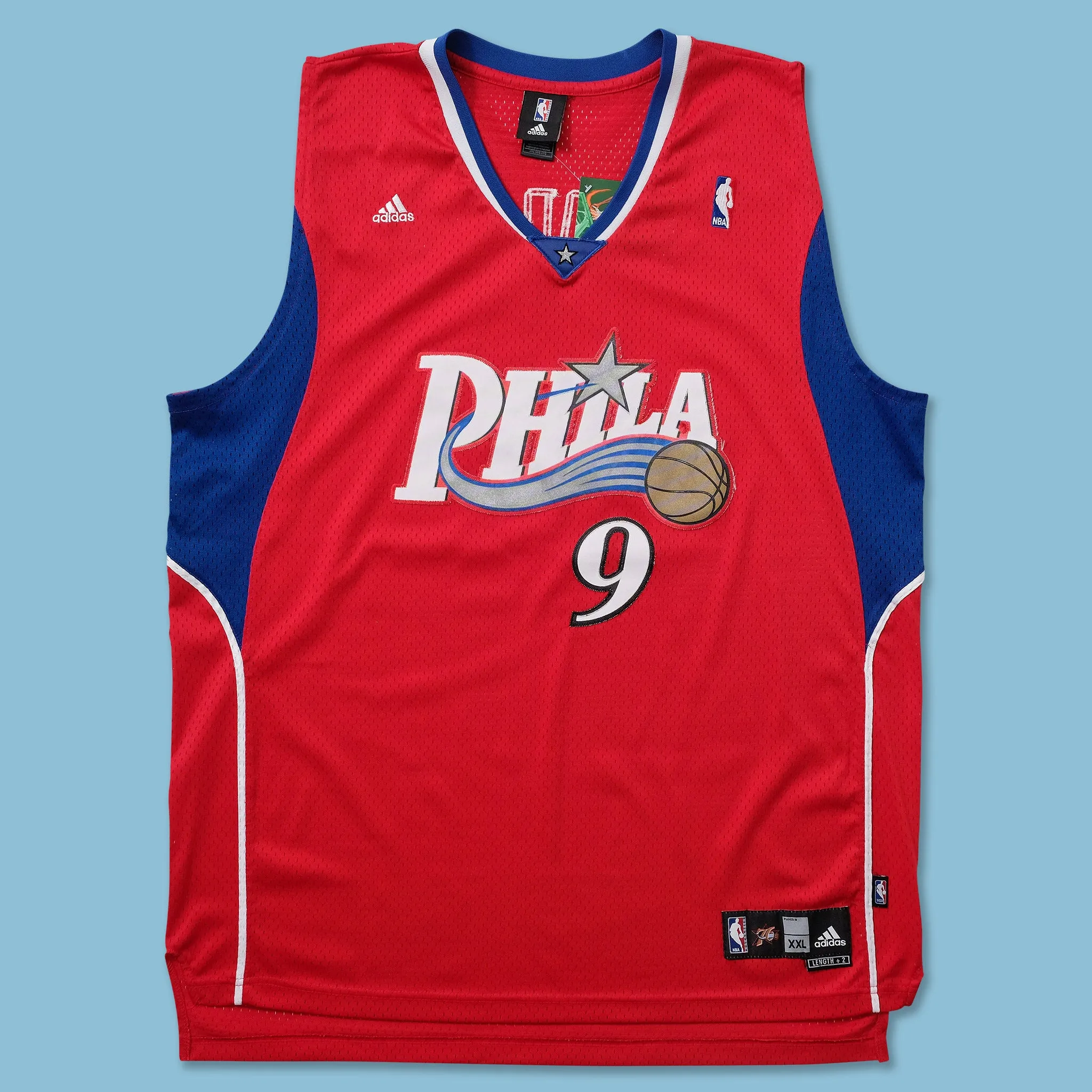 Vintage adidas Philadelphia 76ers Jersey XXL