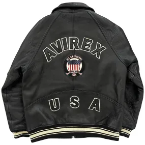 Vintage Avirex Leather Varsity Jacket