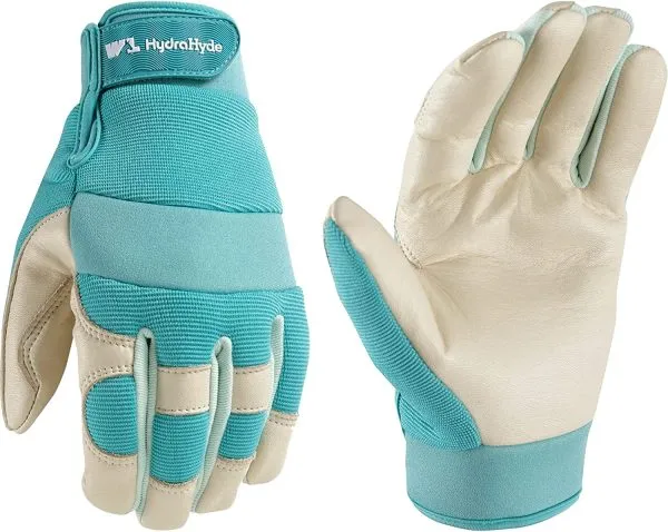 Wells Lamont Hydrahyde Womens Indoor/Outdoor Work Gloves Teal Medium 1 Pair