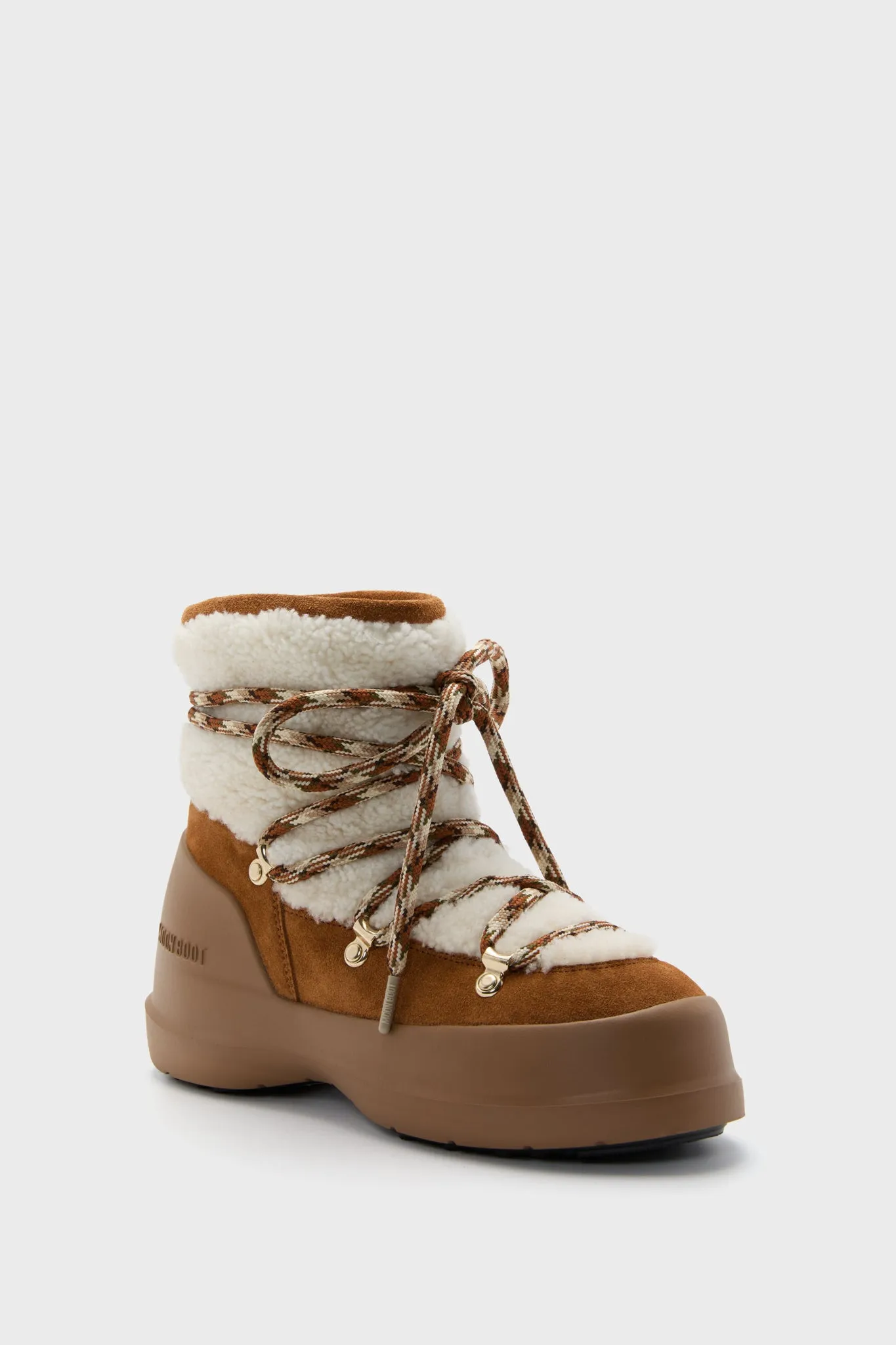 Whisky Off White Luna Shearling Boots