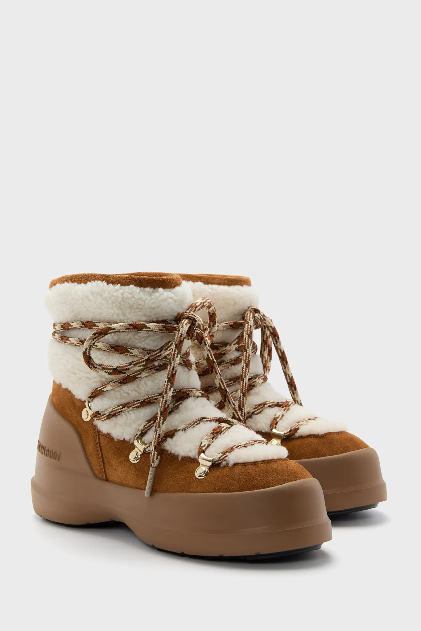 Whisky Off White Luna Shearling Boots