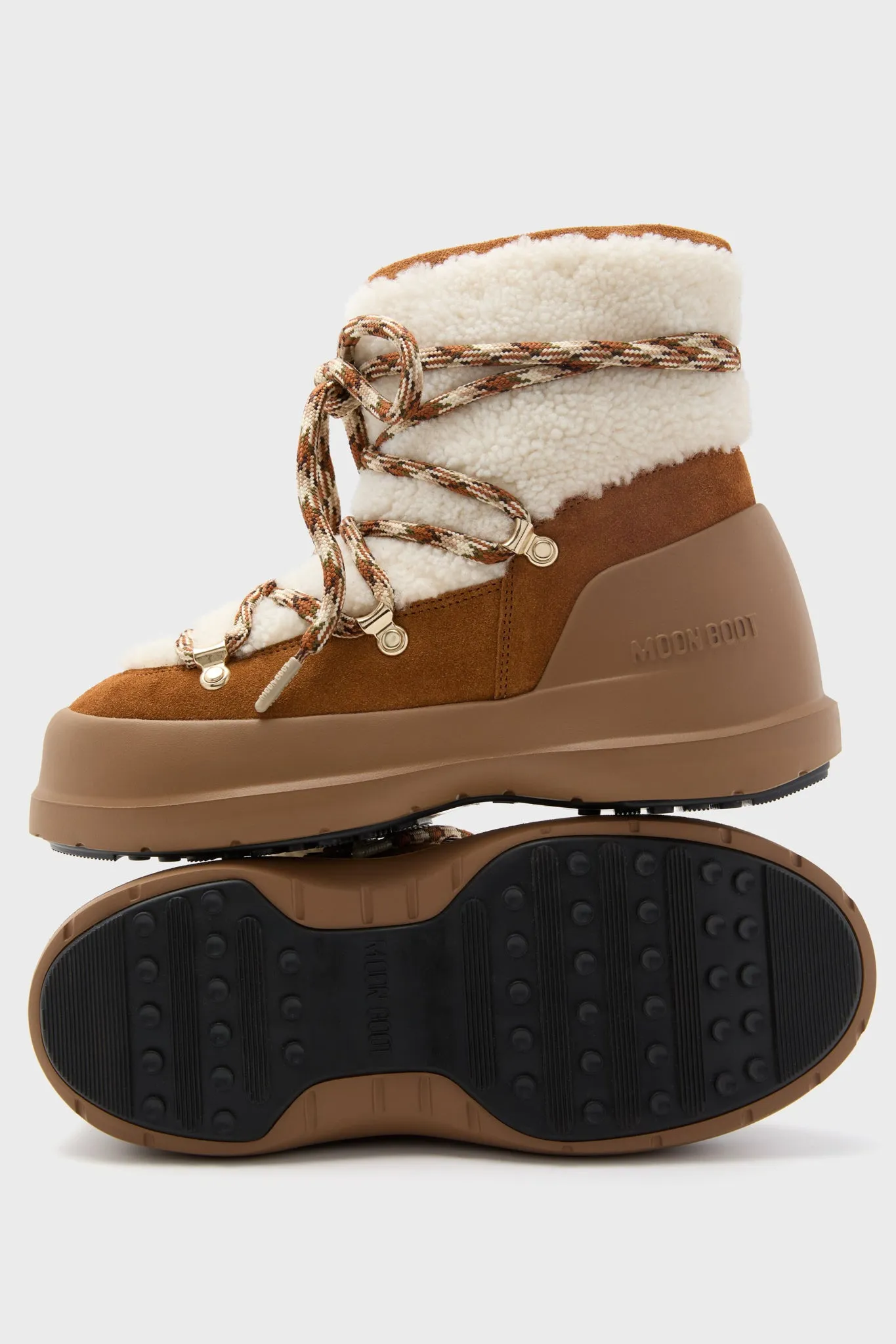 Whisky Off White Luna Shearling Boots