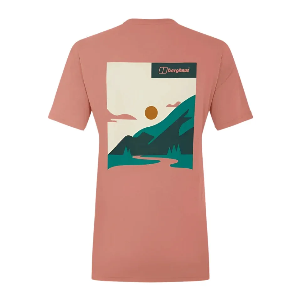 Women's Boyfriend Buttermere Short Sleeve Tee Pink