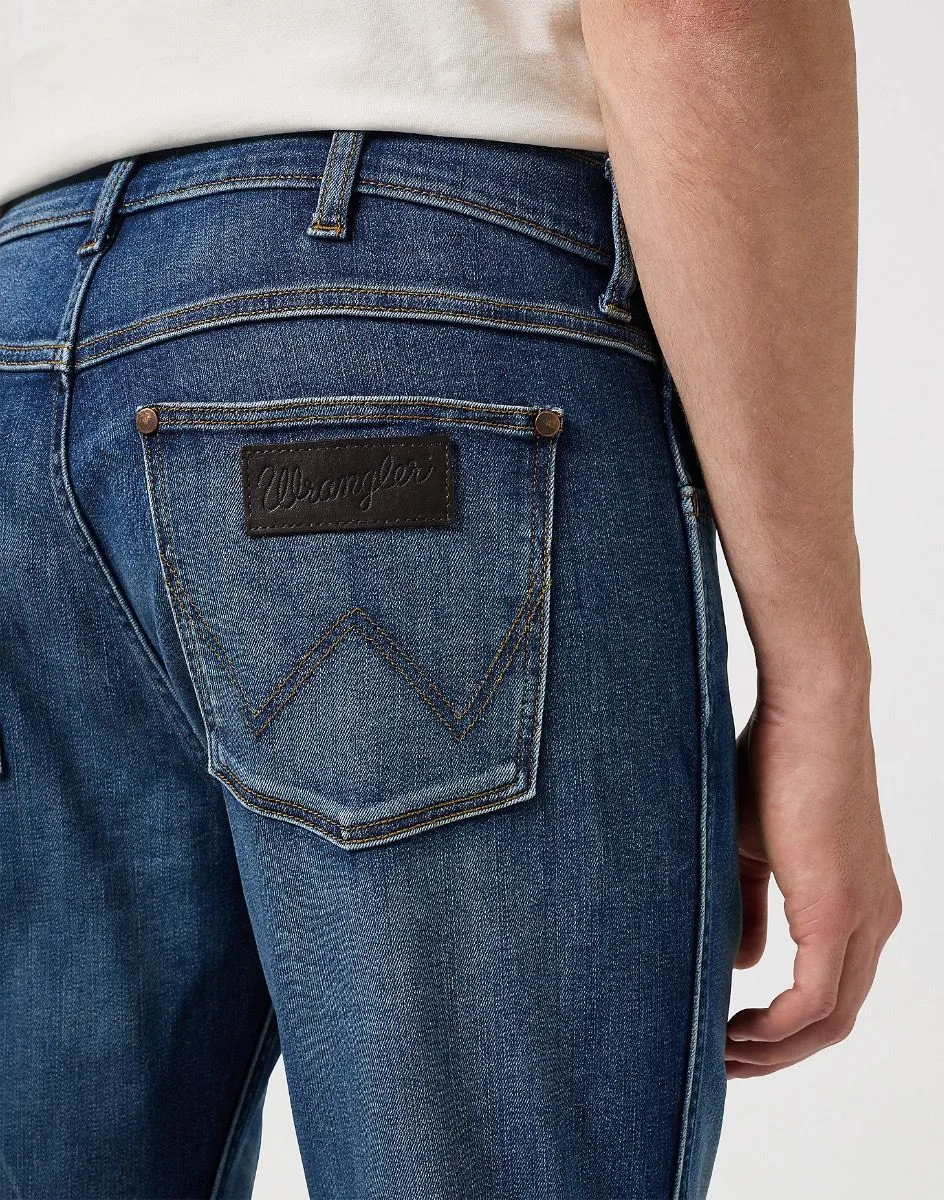 Wrangler Greensboro Straight Denim Jeans Hare