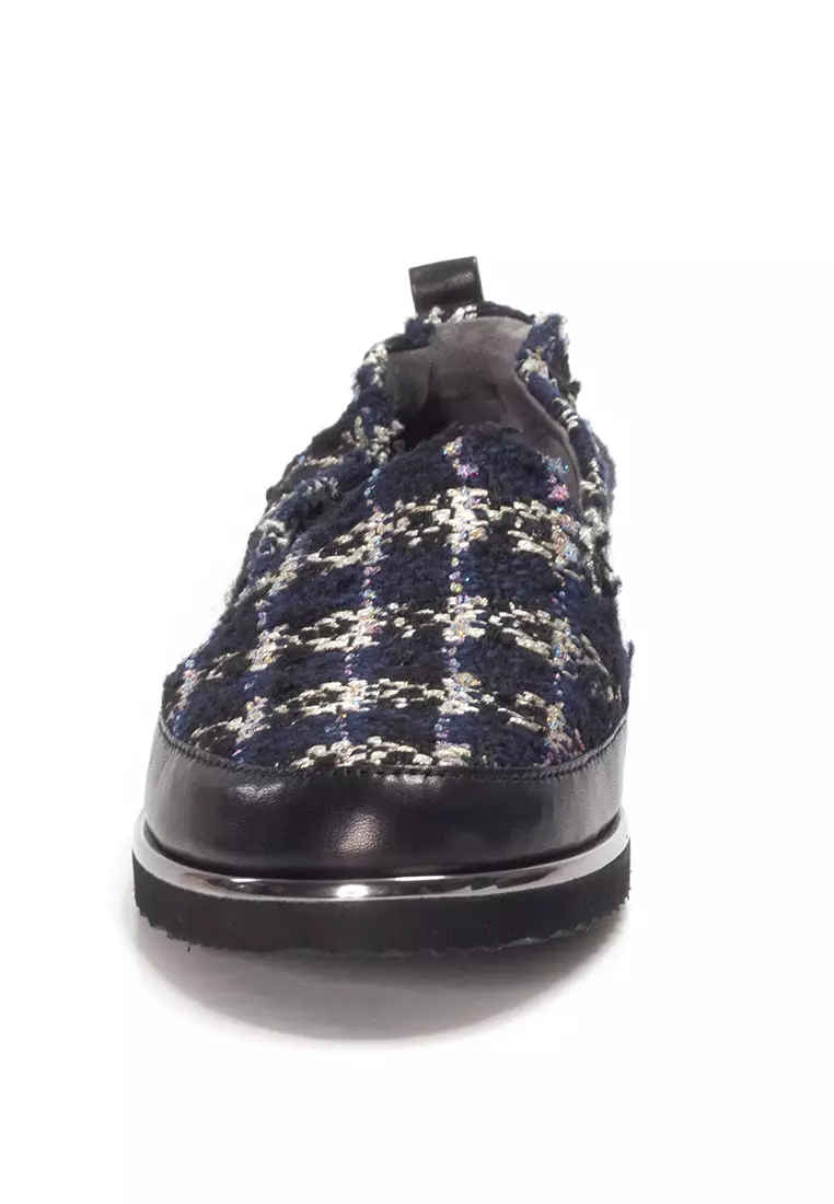 XSA Tweed Fabric Stylish Sneakers